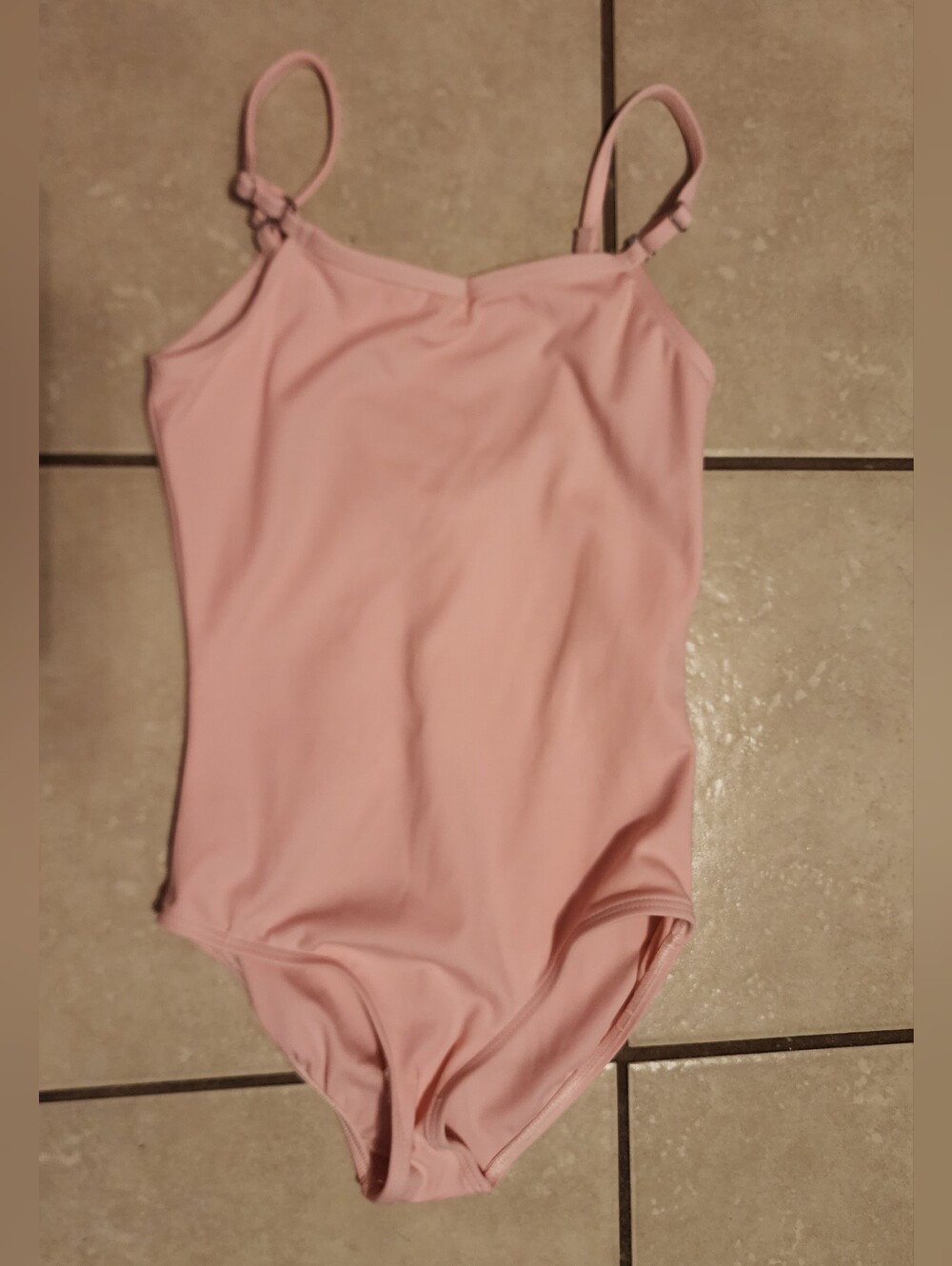 Capezio Ballet Pink V-Neck Camisole Leotard Size Large